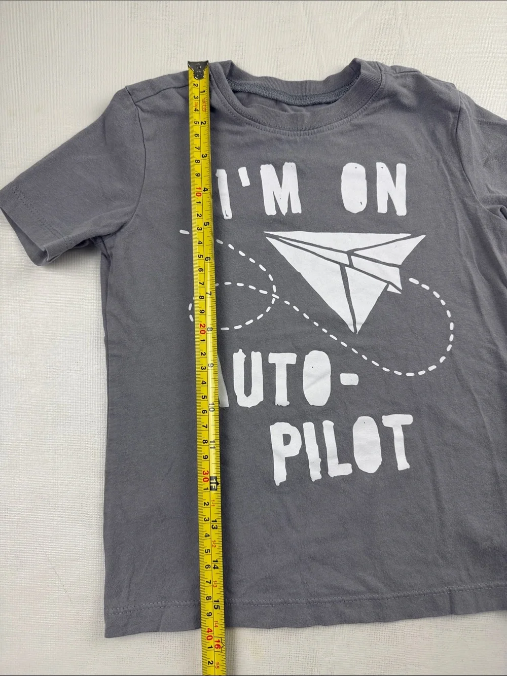 Boys T-shirt Bundle OshKosh B'gosh Gray Auto-Pilot Gildan Blue 'NO' Graphic 3T